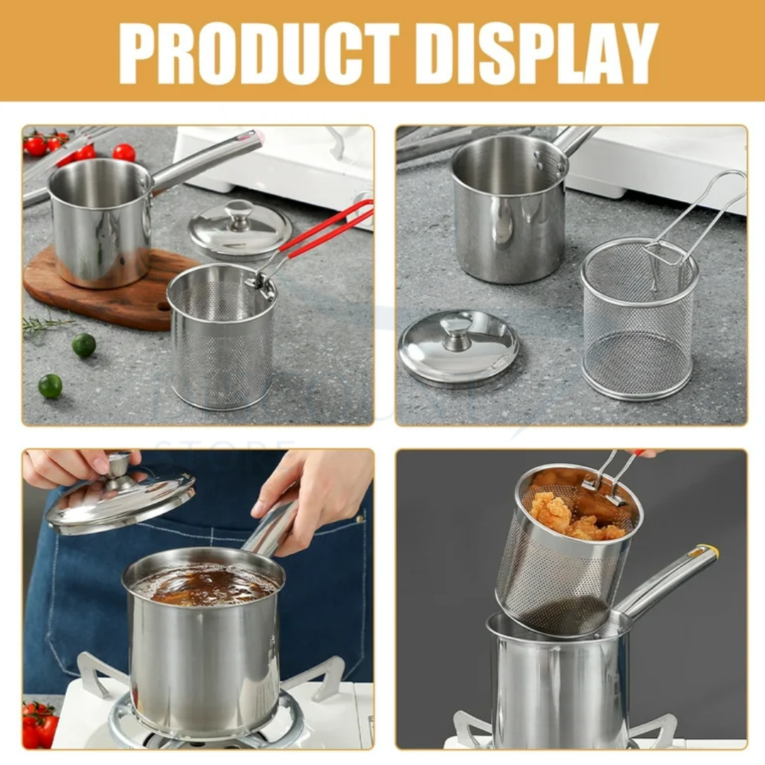 Stainless Steel Deep Frying Pot