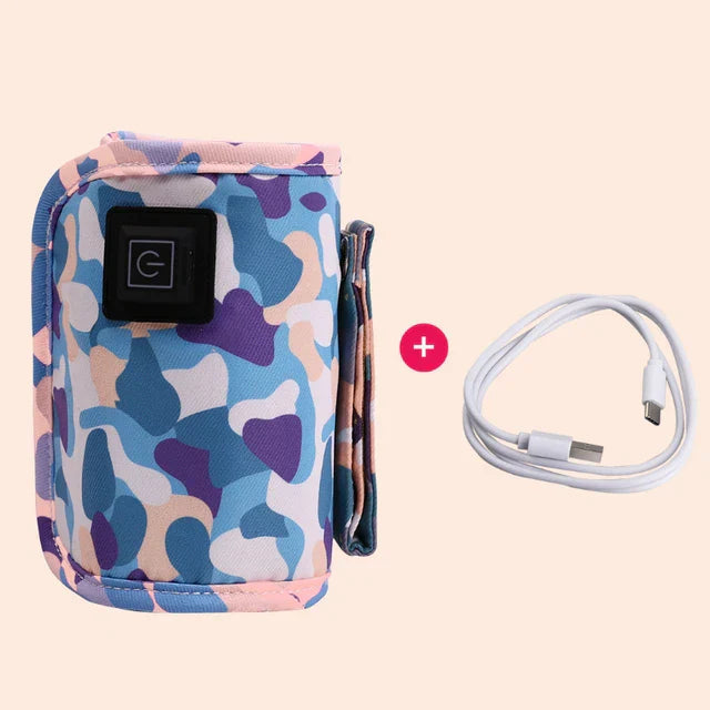 🍼 Portable USB Baby Bottle Warmer – Travel & Home Use