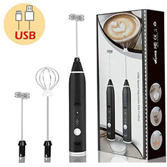 2 in 1 Rechargeable Electric Coffee Beater & Frother