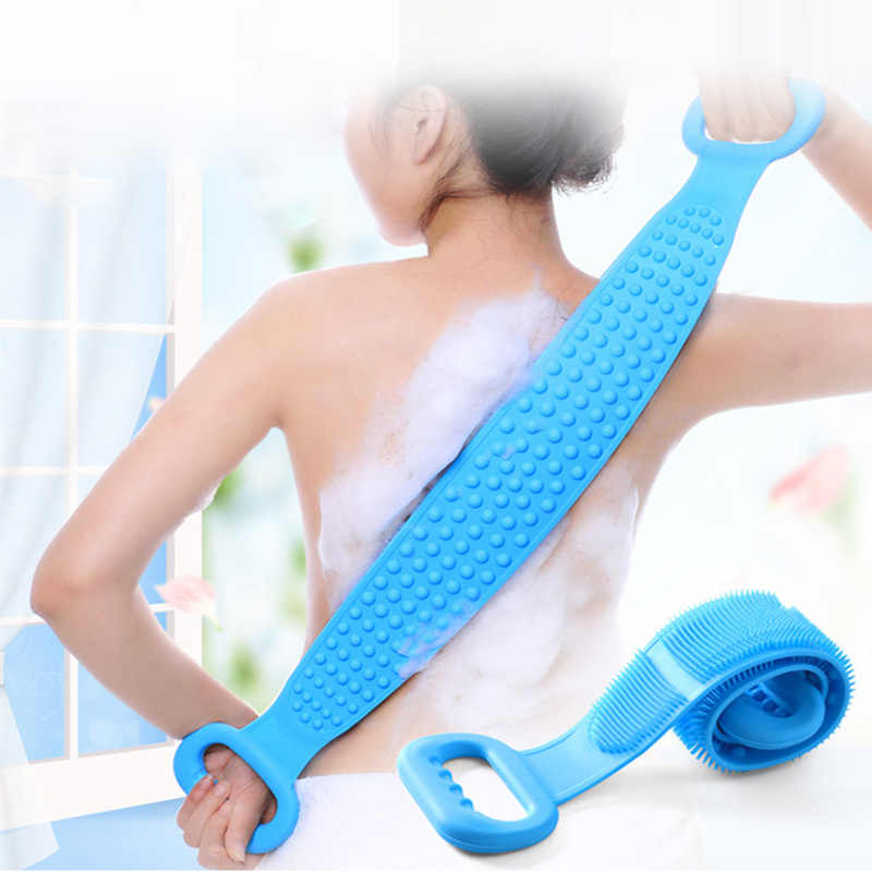 Silicone Body Bath Brush Scrubber Belt