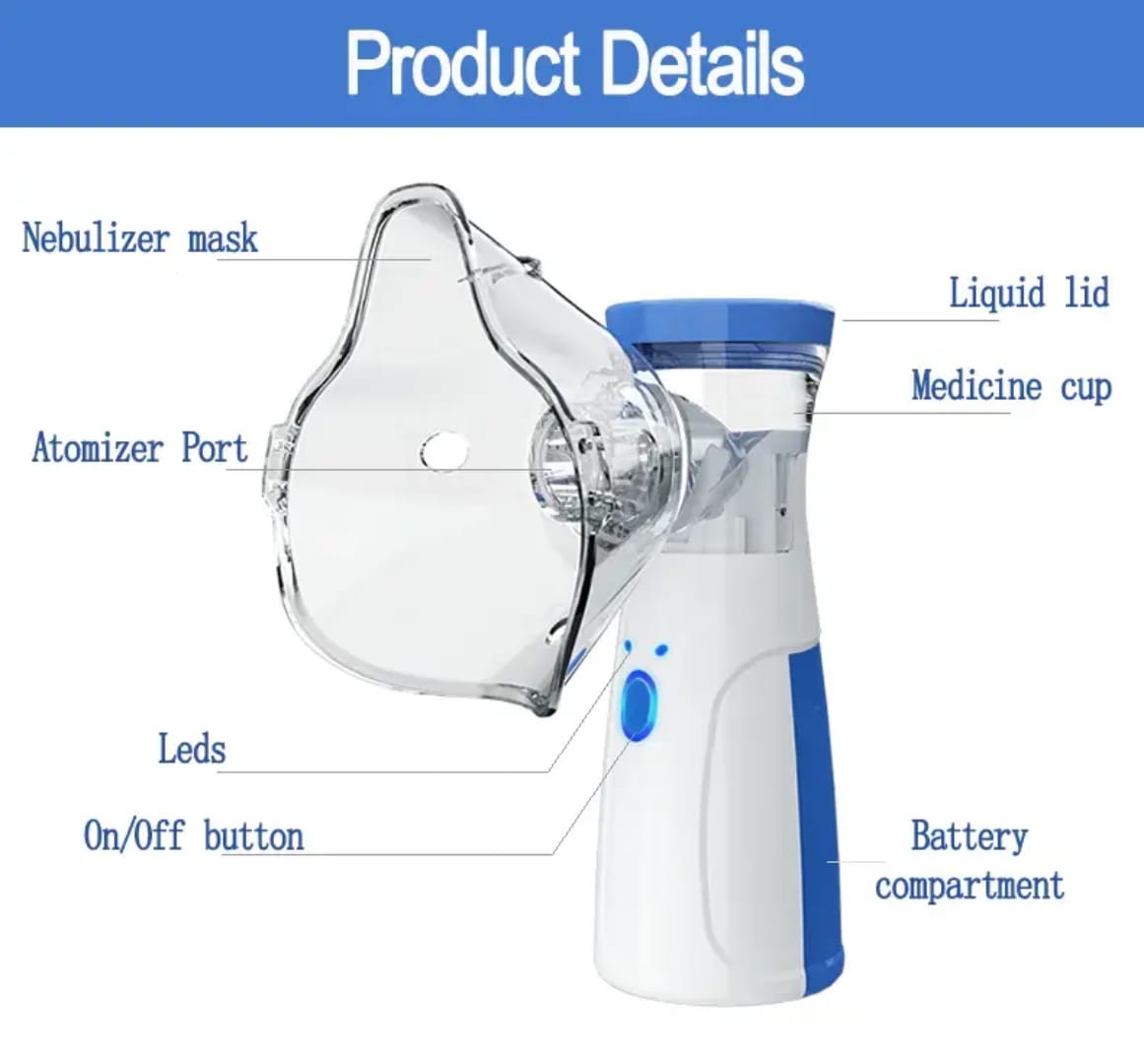 Portable Face Mist Medical Nebulizer