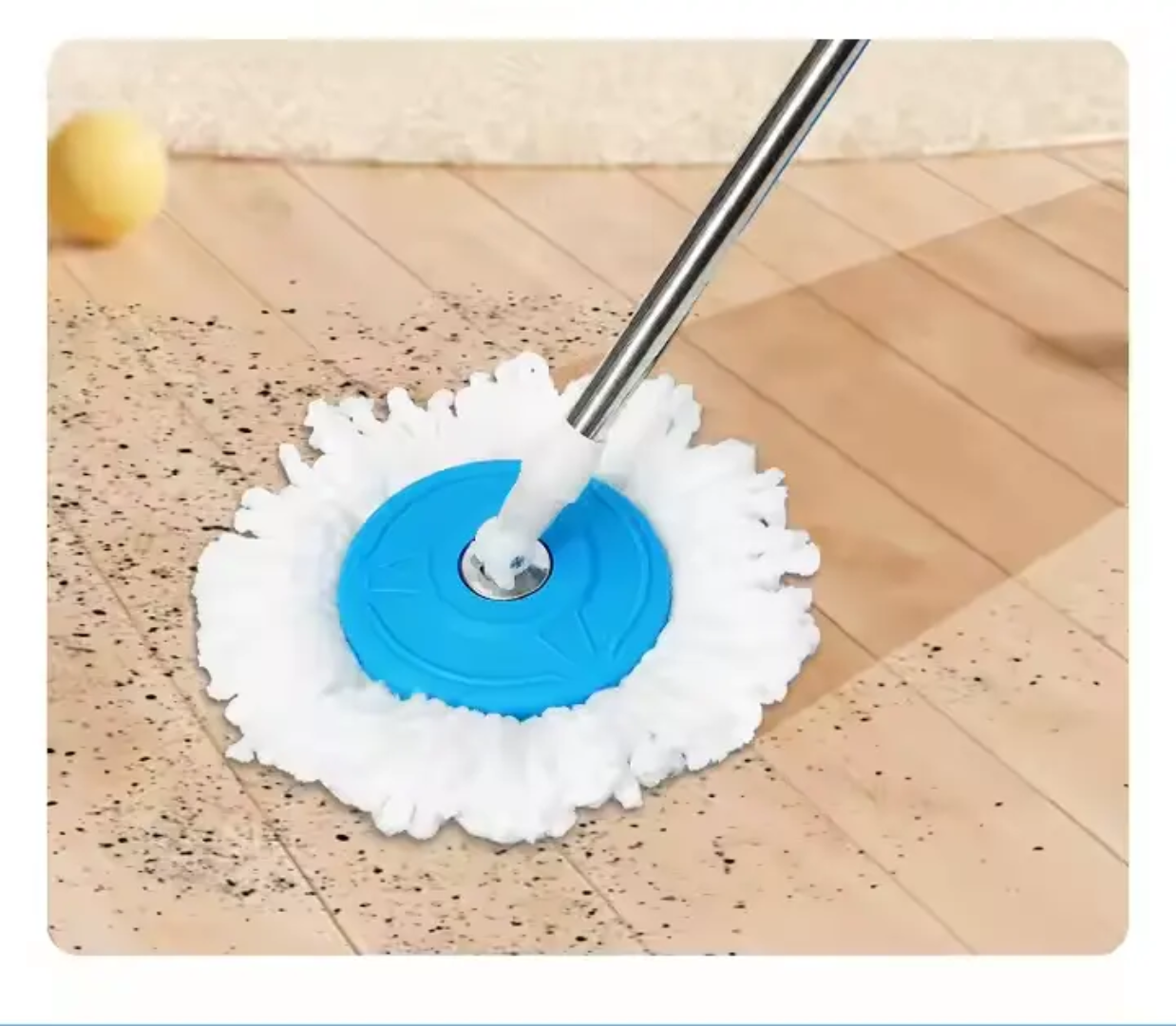 Magic Spin Mop Set - 360° Microfiber Mop Head Home Cleaning Tool
