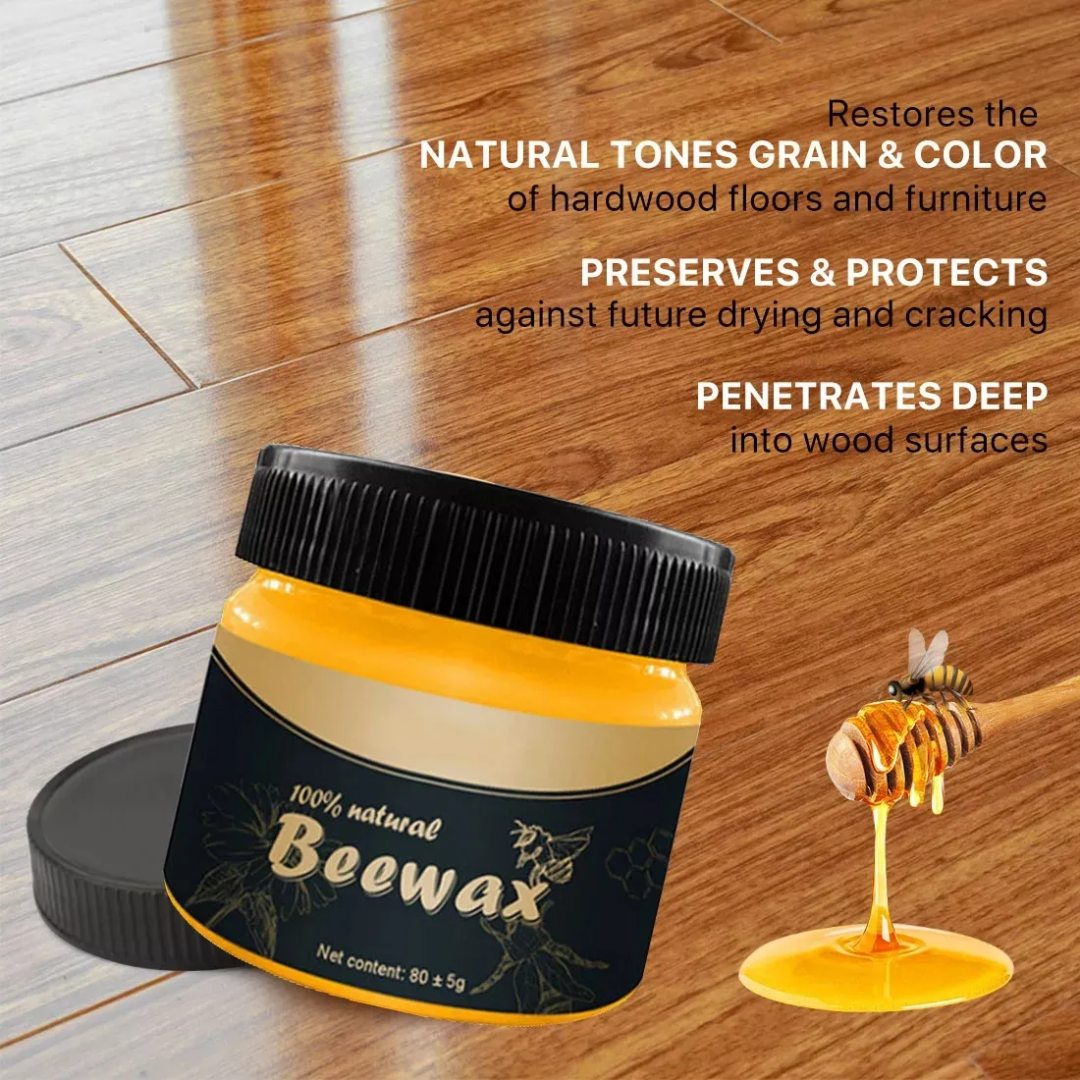 Natural Beeswax Furniture Polish – Wood Cleaner & Conditioner