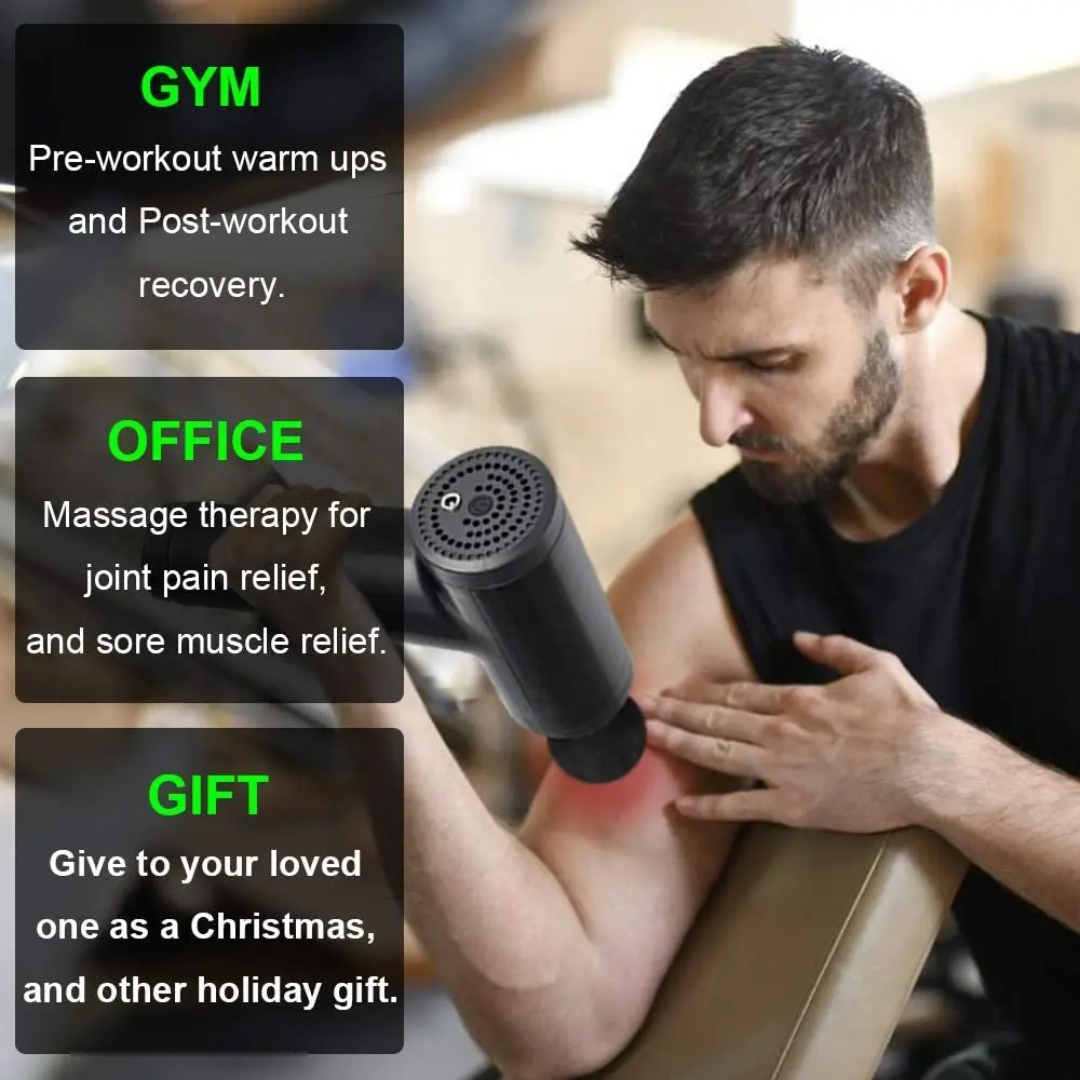 Fascial Massage Gun – Dherig Tech Deep Tissue Muscle Massager | Imported High Quality Facial Massage Gun