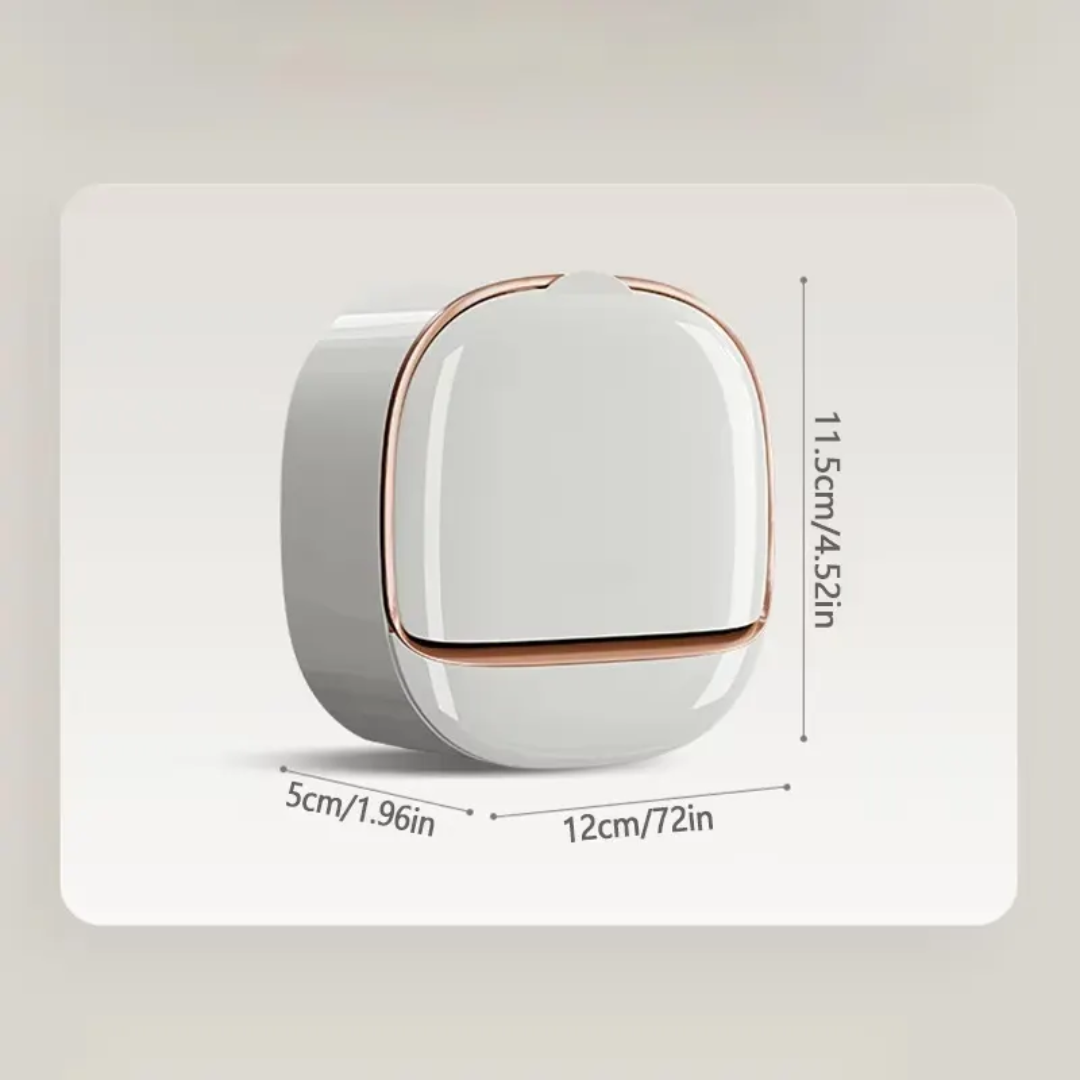 Waterproof Soap Saver Dish, Non-Slip Shower Soap Holder - Leak-Proof Bathroom Storage, Modern Soap Box for Sink