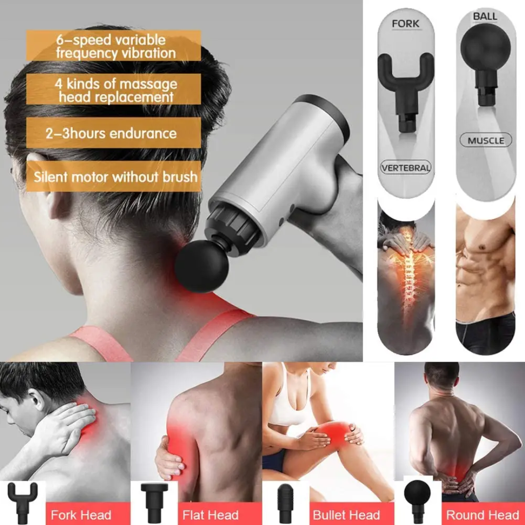 Fascial Massage Gun – Dherig Tech Deep Tissue Muscle Massager | Imported High Quality Facial Massage Gun